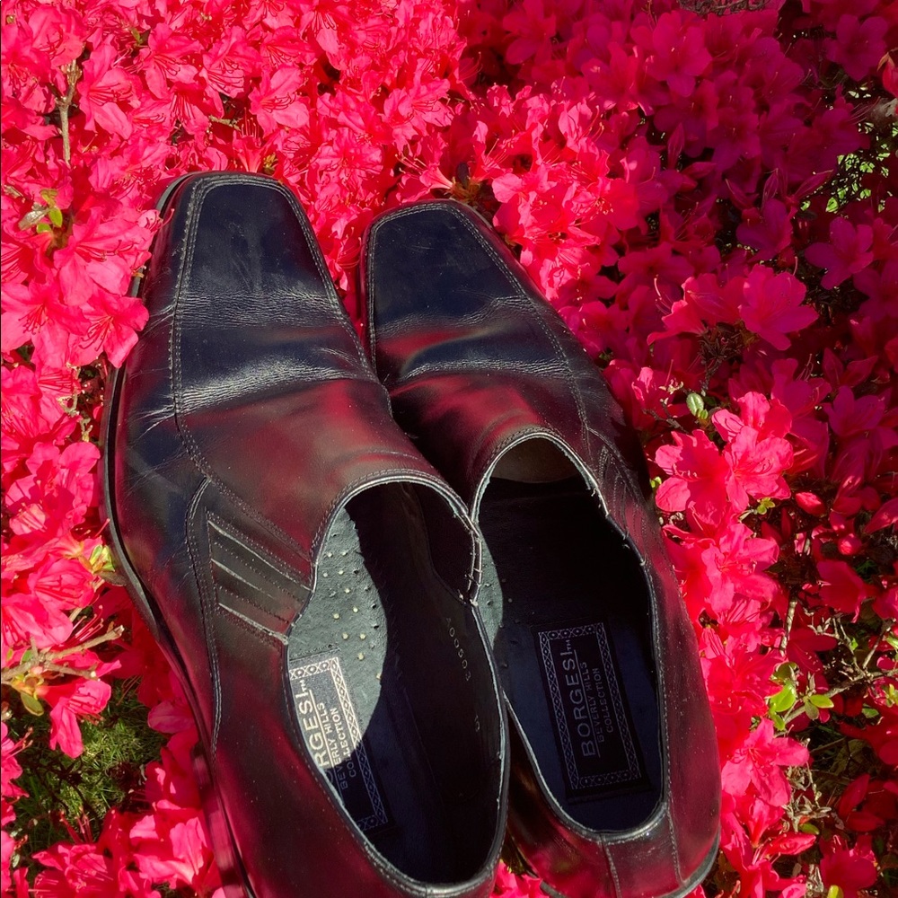 BORGESI !Make Offer! Square Toe Slip On Dress Shoe